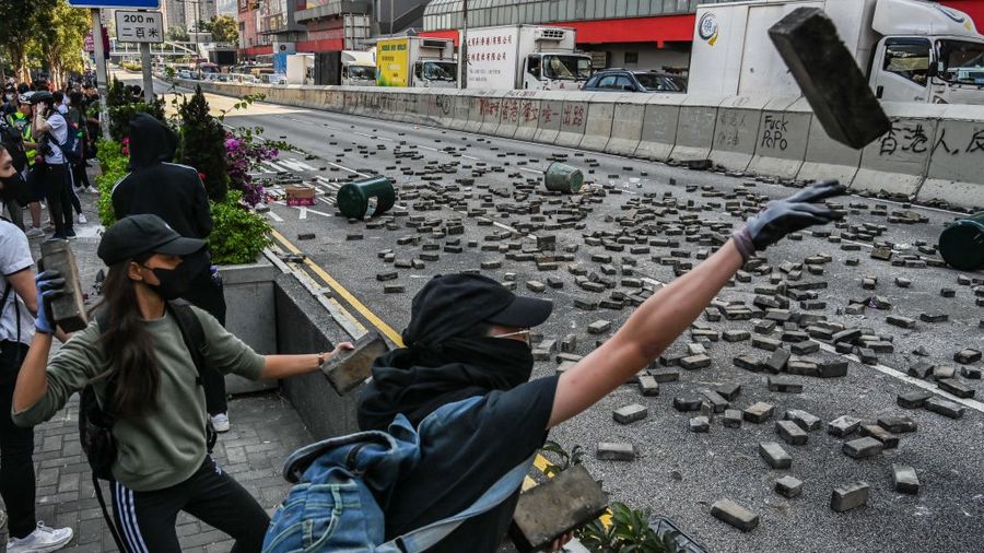 香港交通网络周二再次混乱 Ft中文网