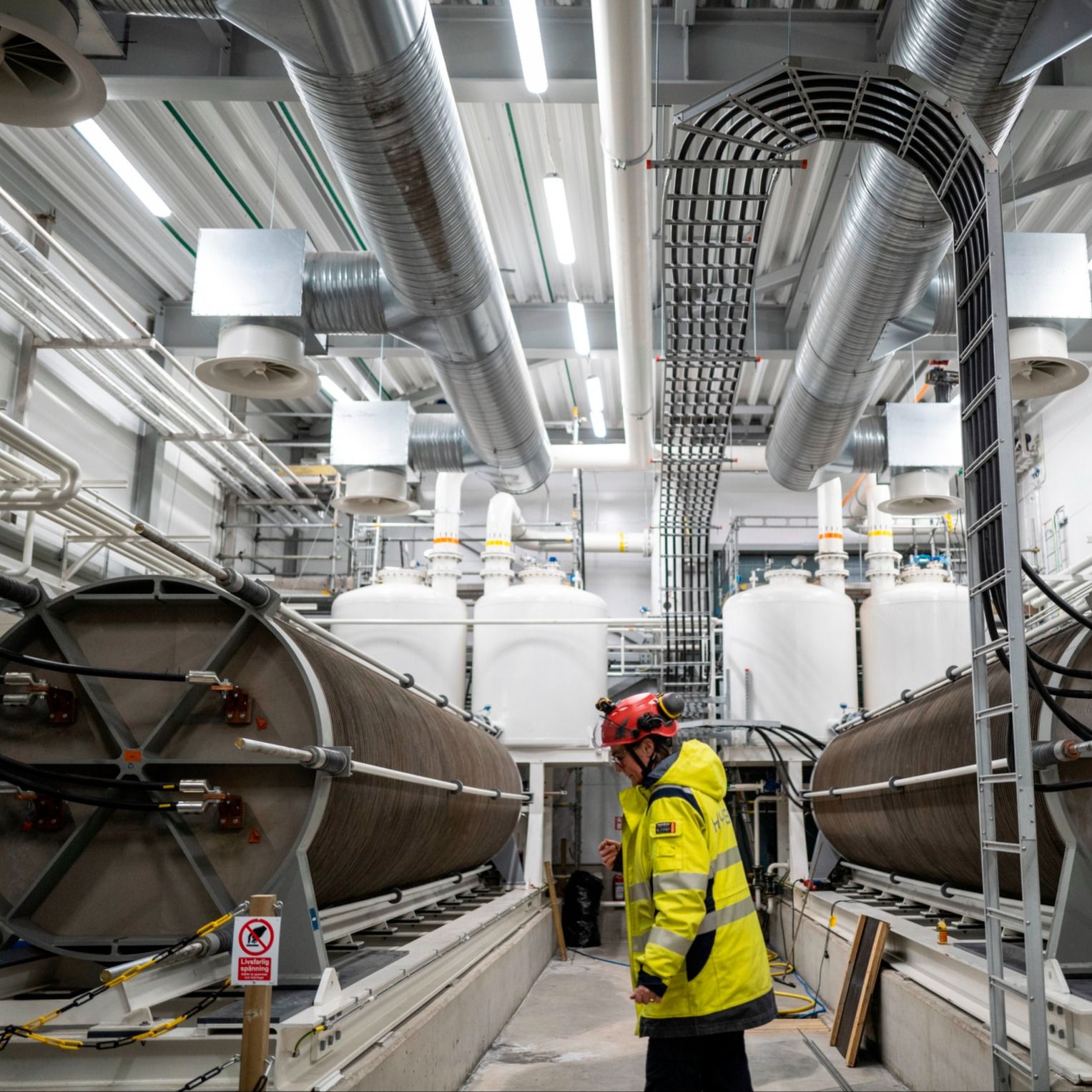 SSAB’s green steel test facility in Lulea, 瑞典. 